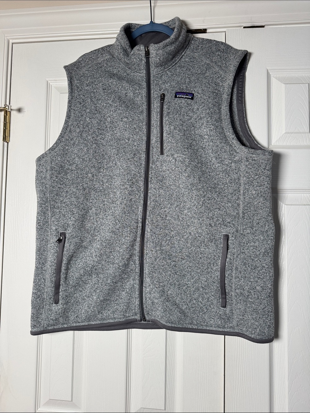 Patagonia Men’s Gray better sweater Full-Zip Fleece Vest size 2XL